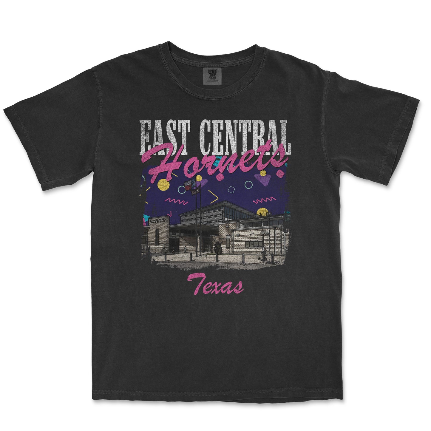 Retro Schoolhouse Tee: East Central High School