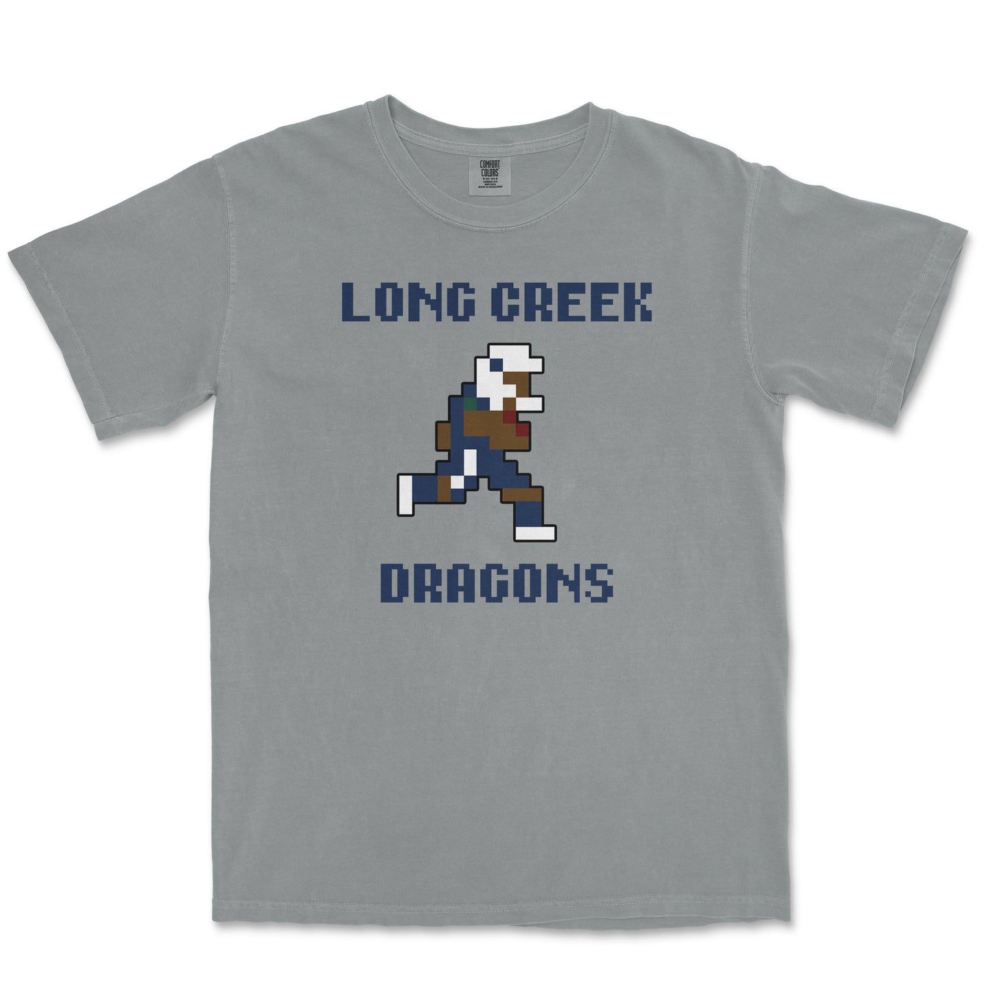 Retro Pixel Bowl Tee: Long Creek High School