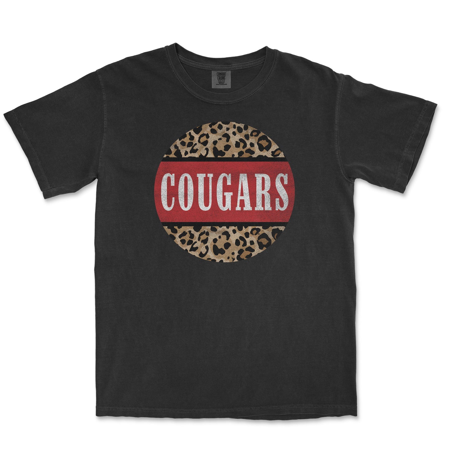 Leopard Circle Tee: Canyon High School