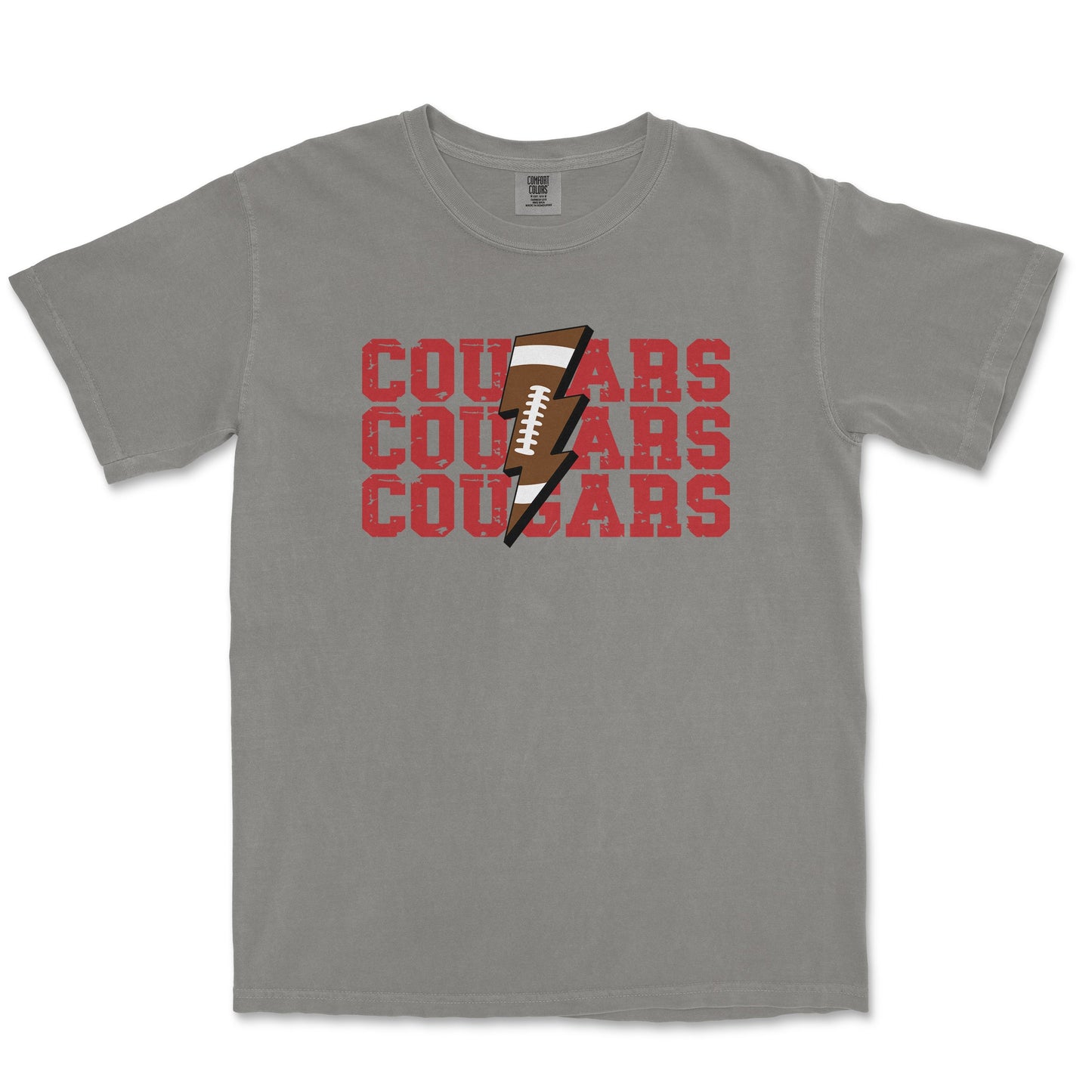 Football Bolt Tee: Canyon High School