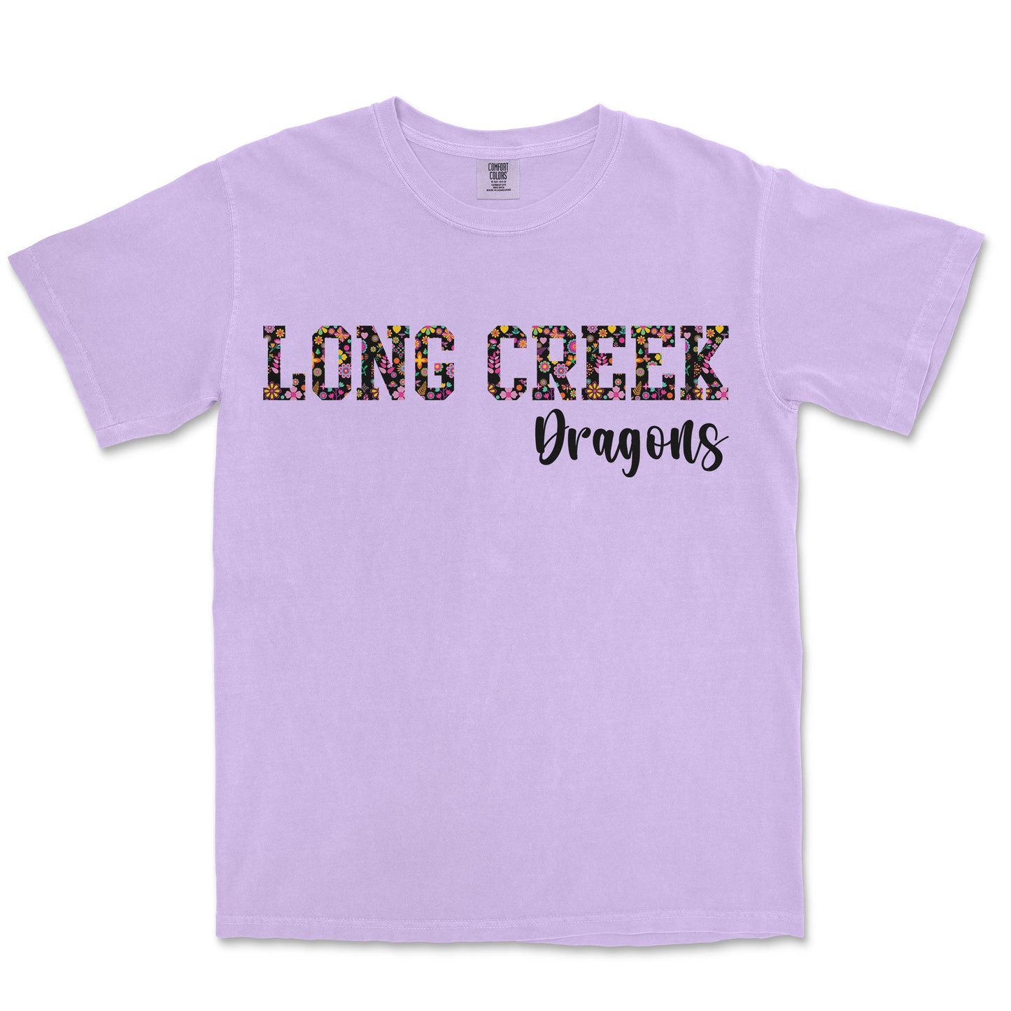 Floral Fiesta Tee: Long Creek High School