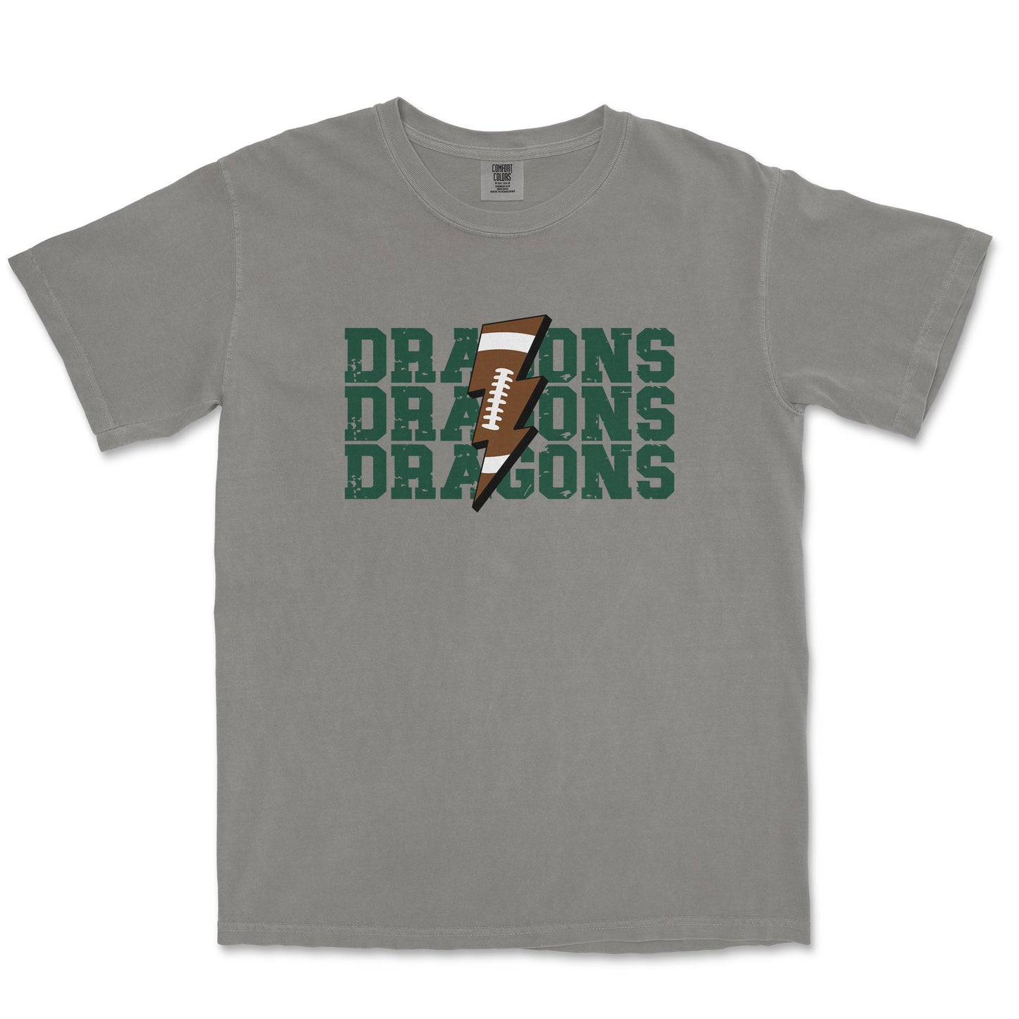 Football Bolt Tee: Long Creek High School