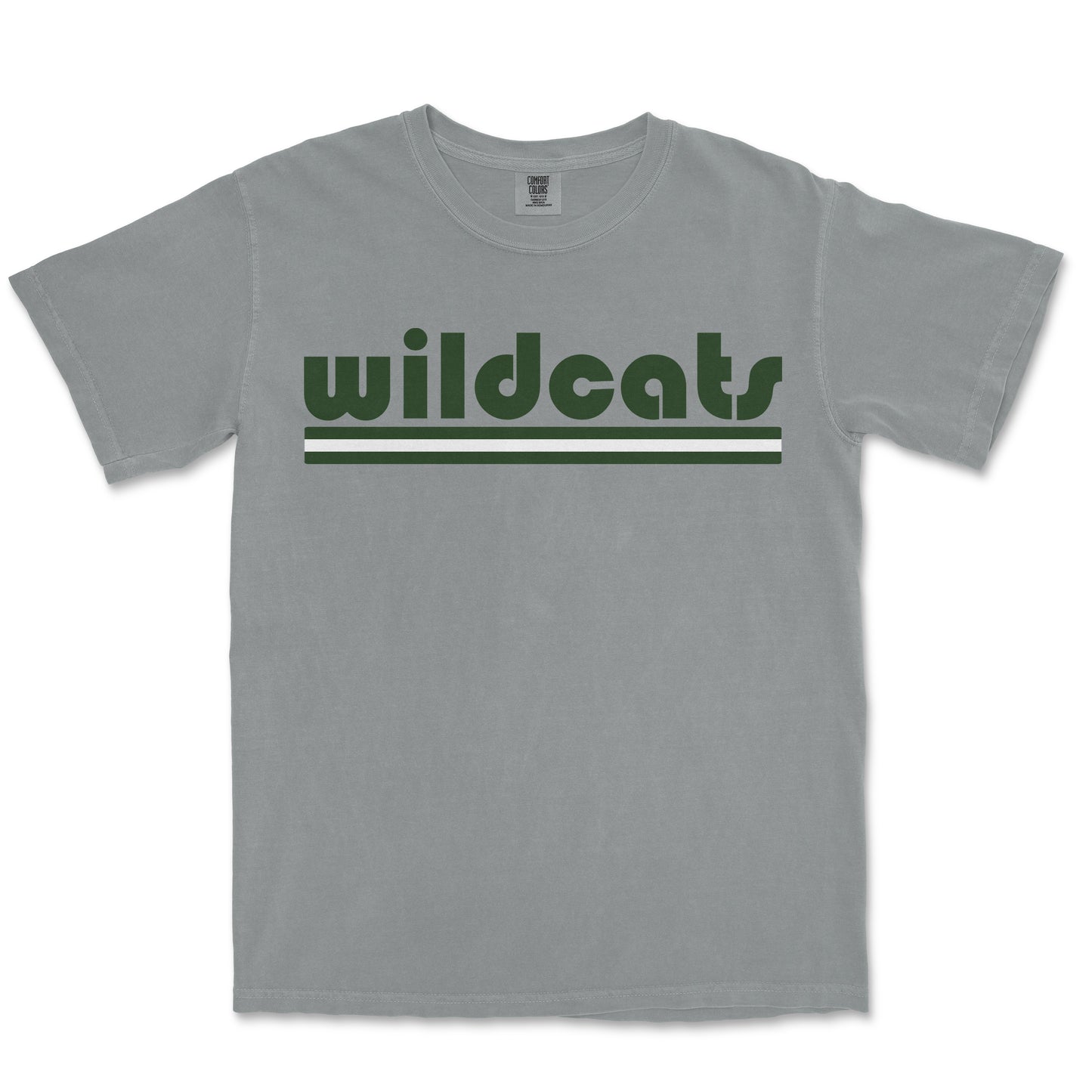 Retro Striped Tee: New Braunfels Christian Academy