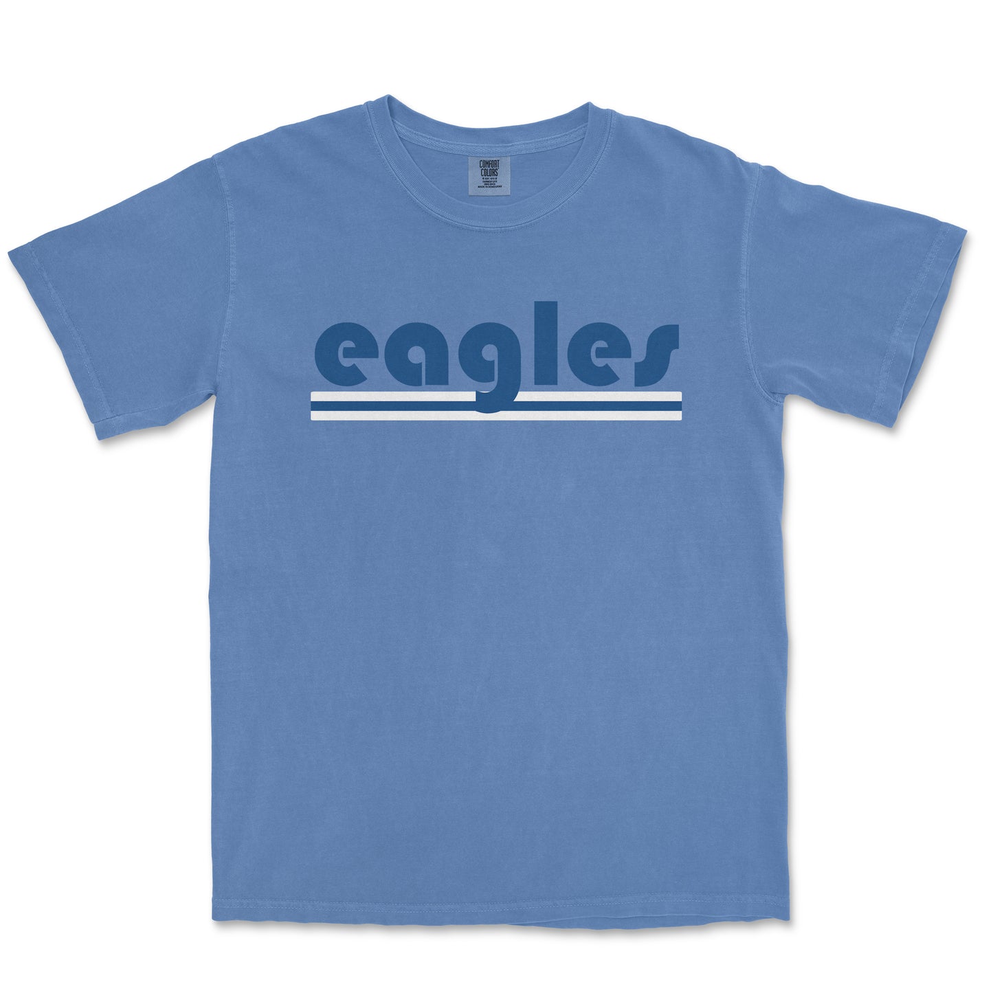Retro Striped Tee: Barbara C. Jordan Eagles