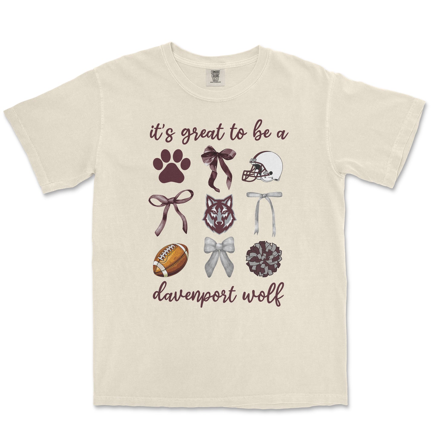 Great To Be A Davenport Wolf Tee