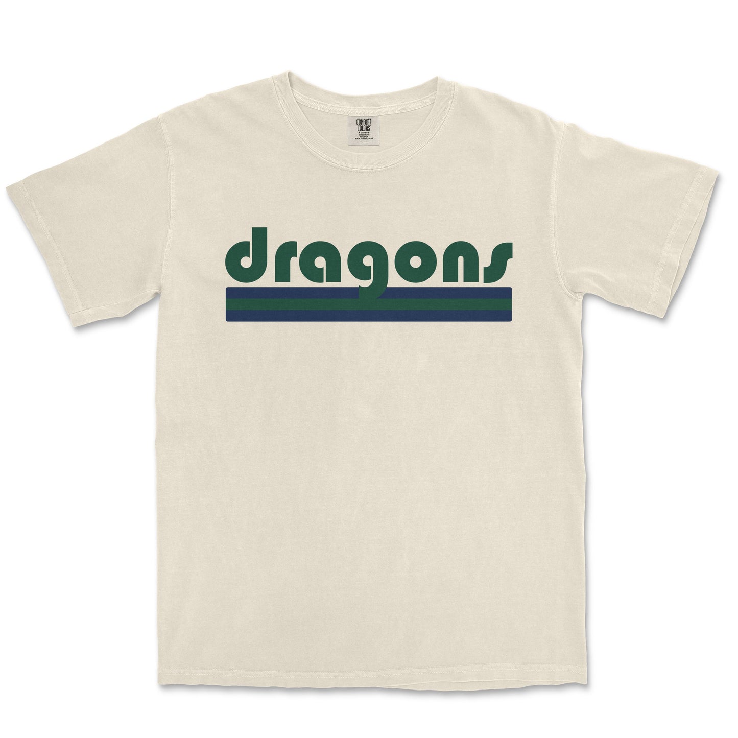 Retro Striped Tee: Long Creek High School