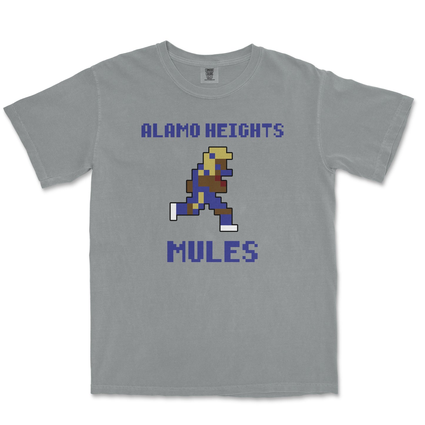 Retro Pixel Bowl Tee: Alamo Heights High School