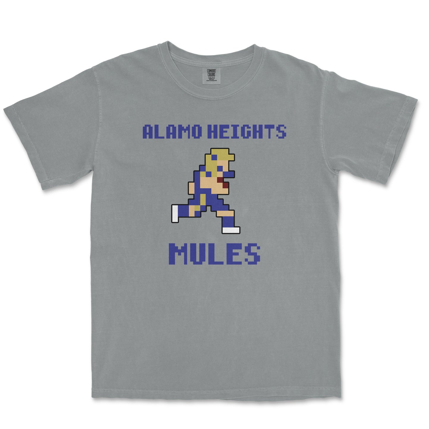 Retro Pixel Bowl Tee: Alamo Heights High School