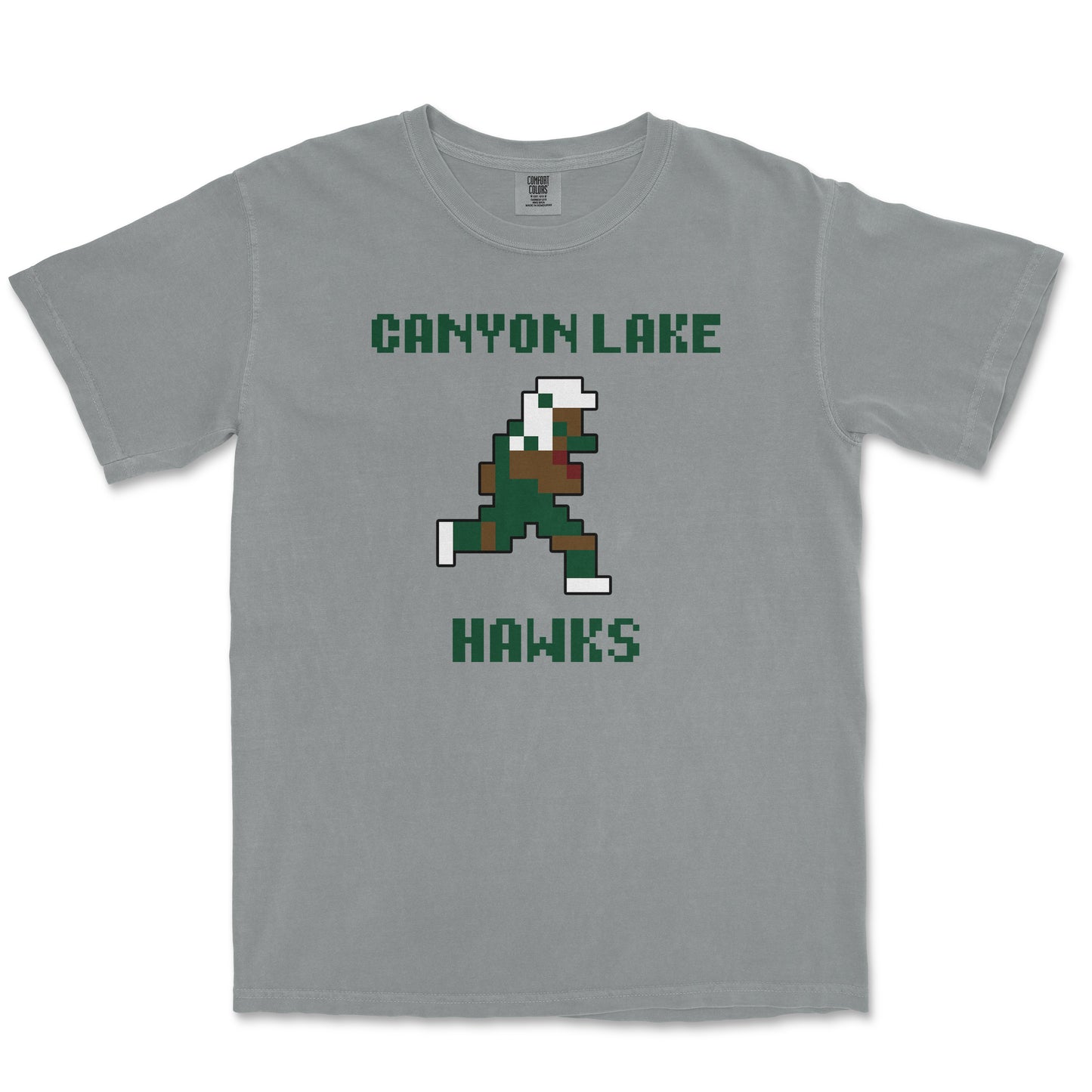 Retro Pixel Bowl Tee: Canyon Lake High School