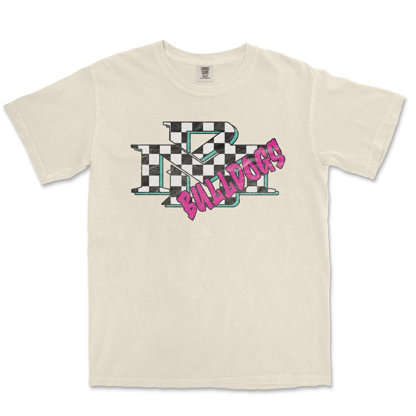 Checkerboard Logo Tee: Marion High School