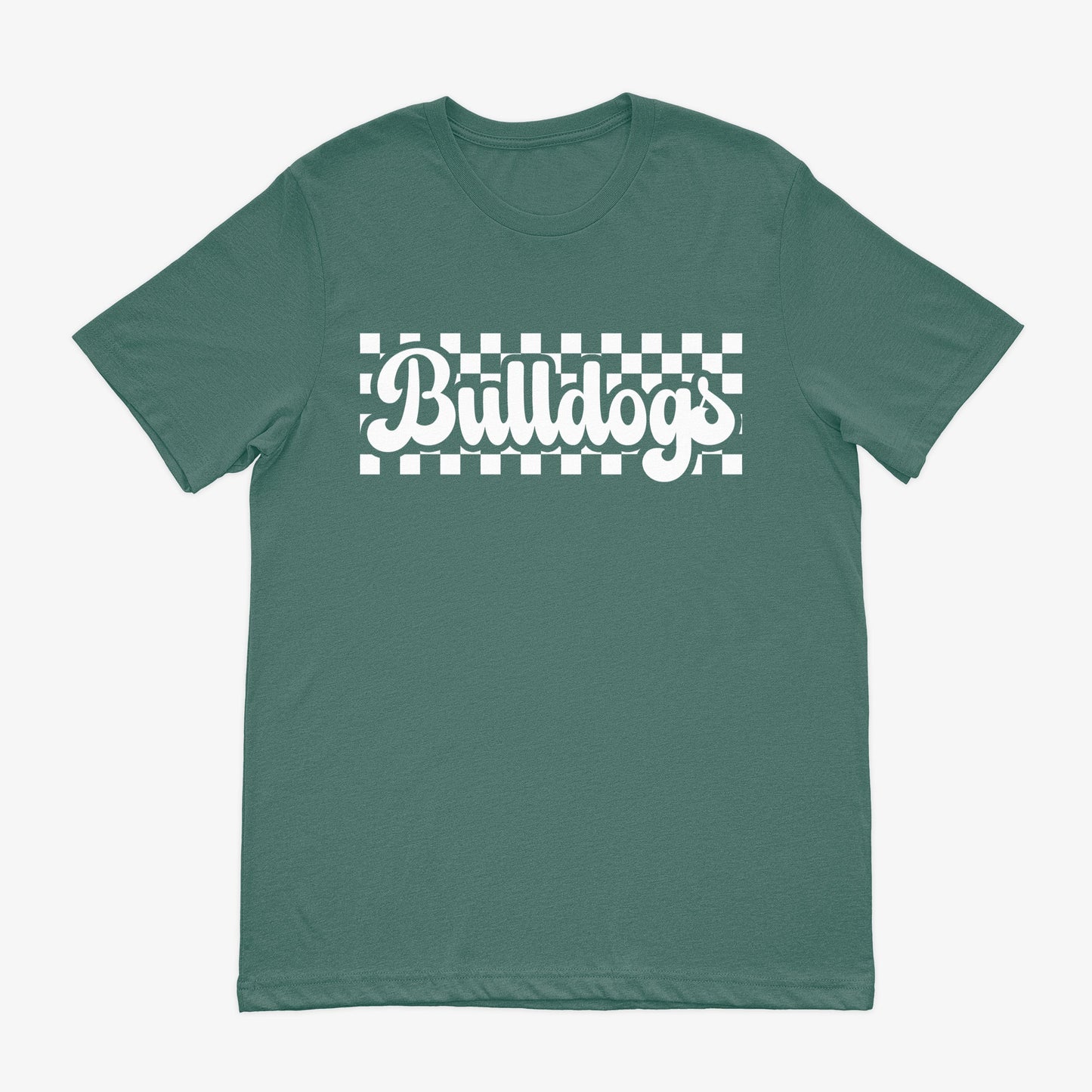 Checkered Bulldogs Tee: Marion High School