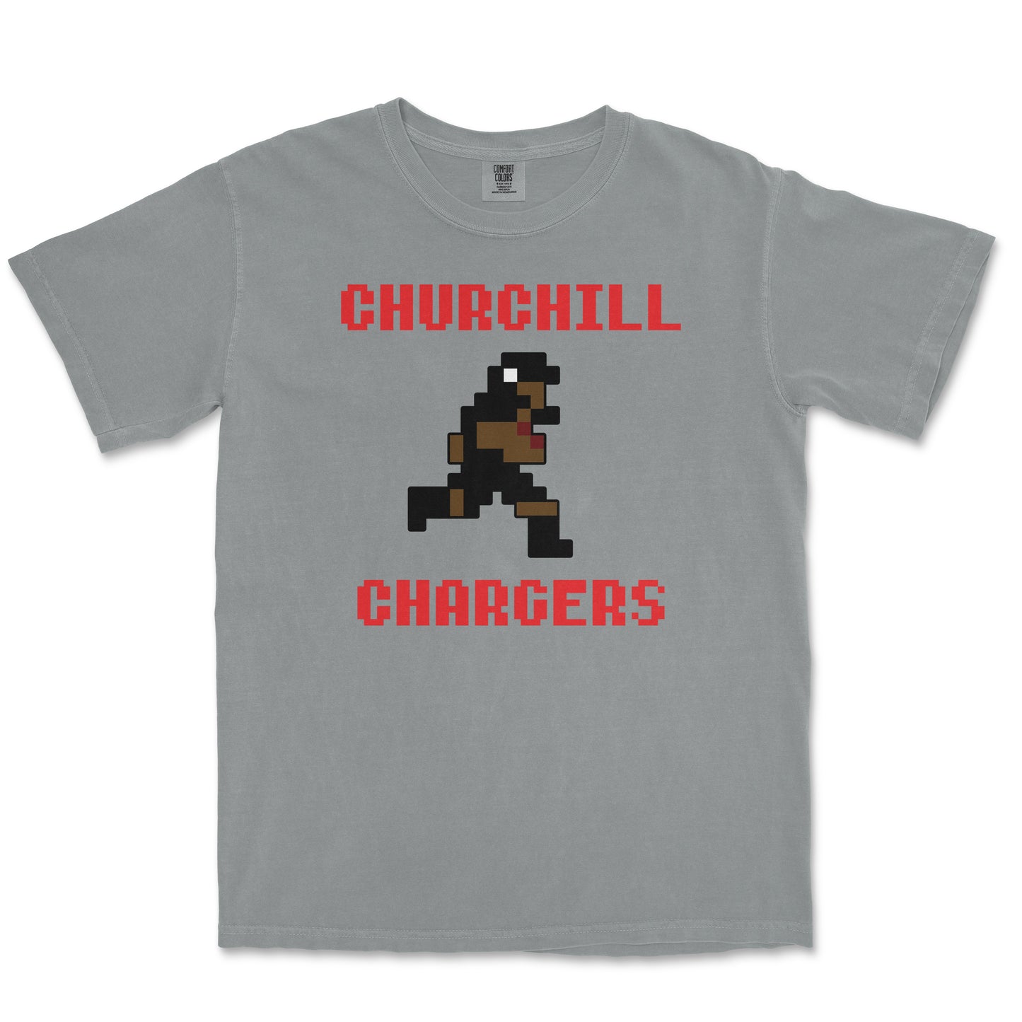 Retro Pixel Bowl Tee: Churchill High School