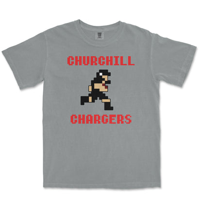 Retro Pixel Bowl Tee: Churchill High School