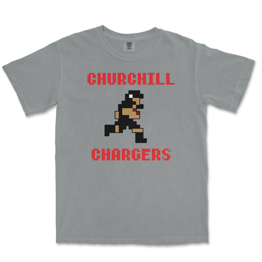 Retro Pixel Bowl Tee: Churchill High School