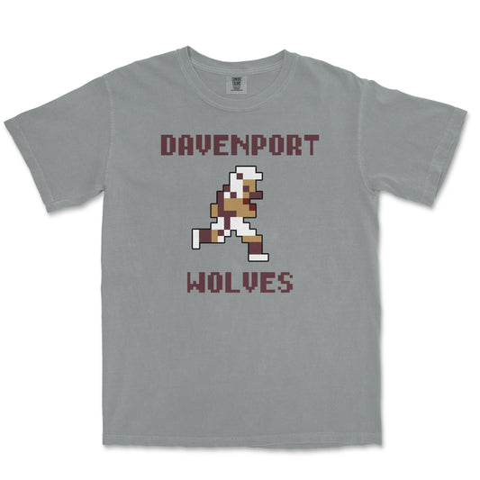 Retro Pixel Bowl Tee: Davenport High School