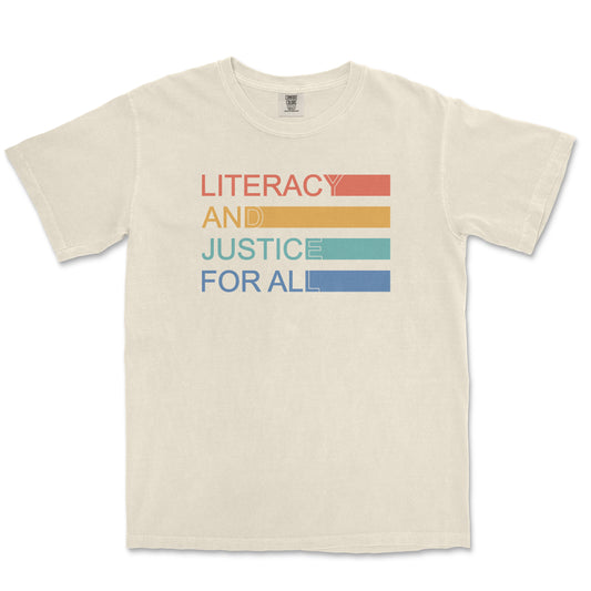 Literacy And Justice For All Tee