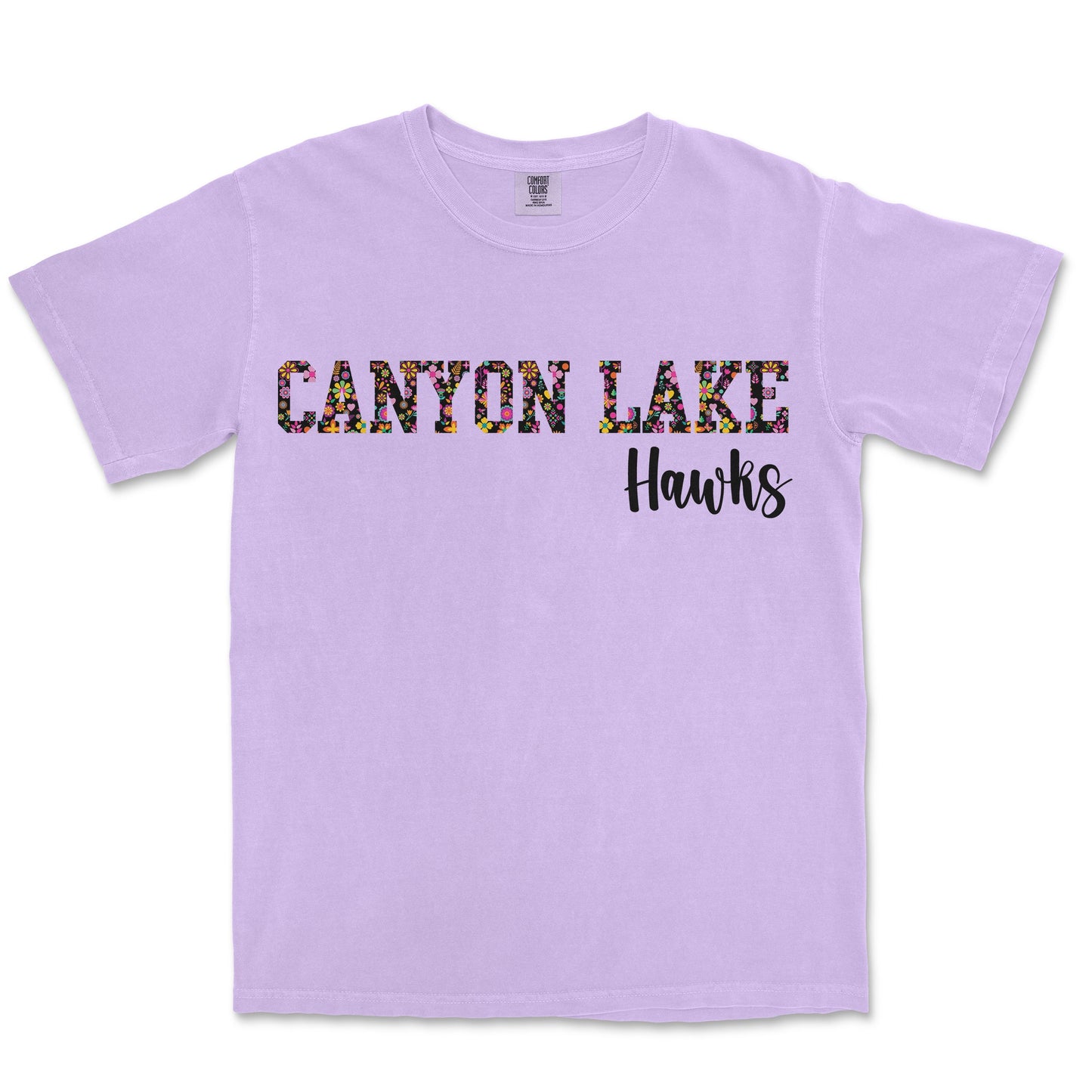 Floral Fiesta Tee: Canyon Lake High School