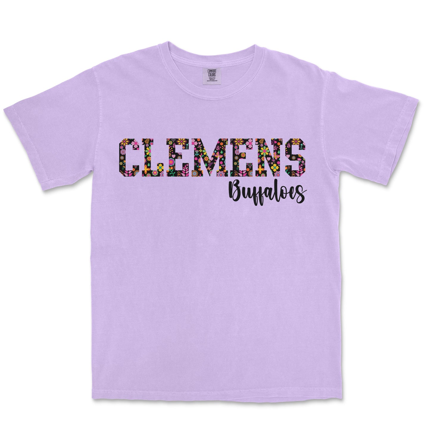Floral Fiesta Tee: Clemens High School