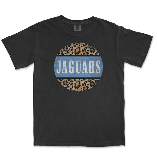 Leopard Circle Tee: Johnson High School