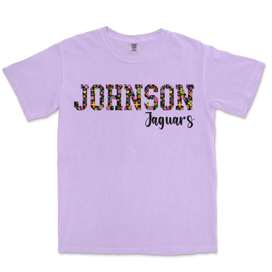 Floral Fiesta Tee: Johnson High School