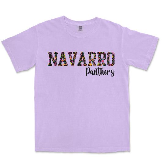 Floral Fiesta Tee: Navarro High School