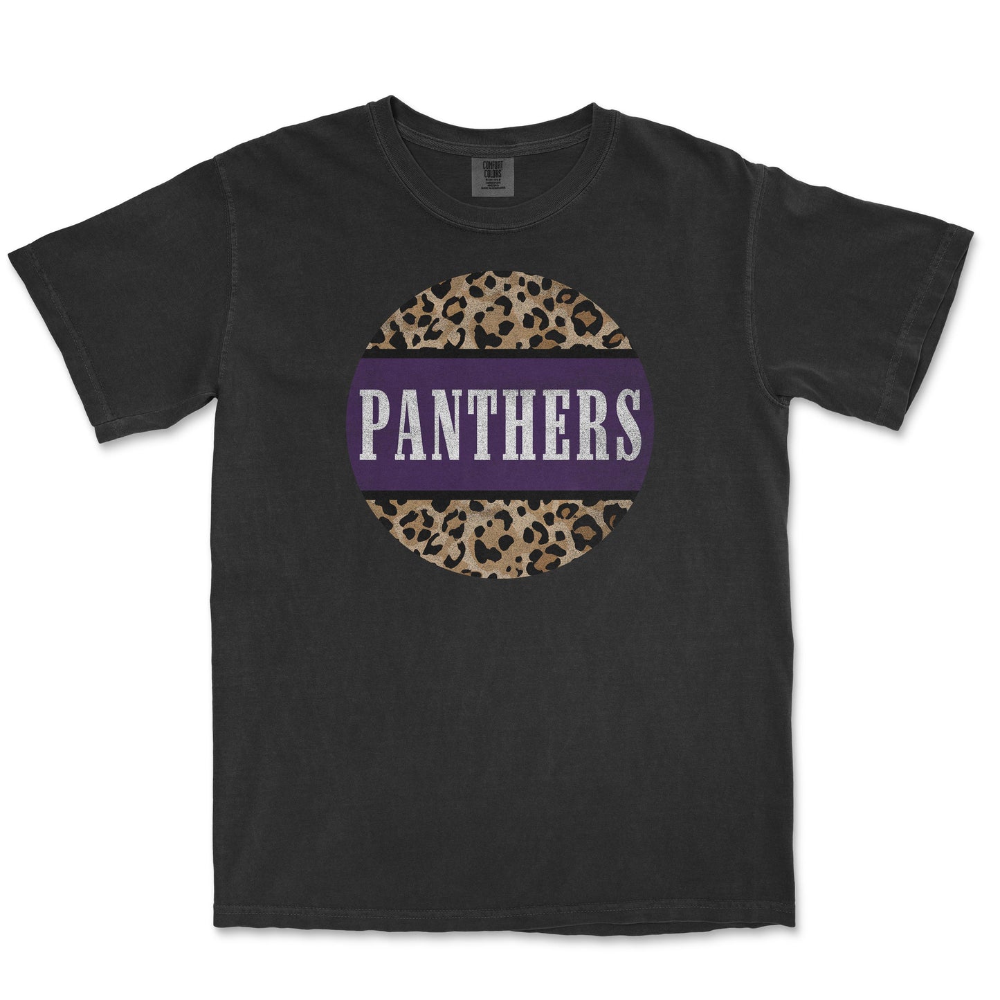 Leopard Circle Tee: Navarro High School