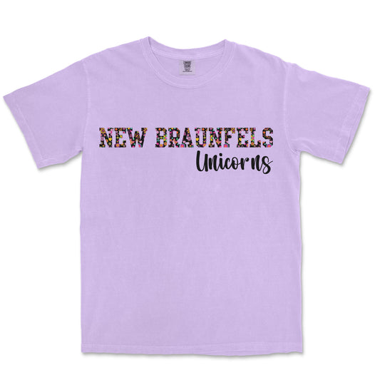 Floral Fiesta Tee: New Braunfels High School