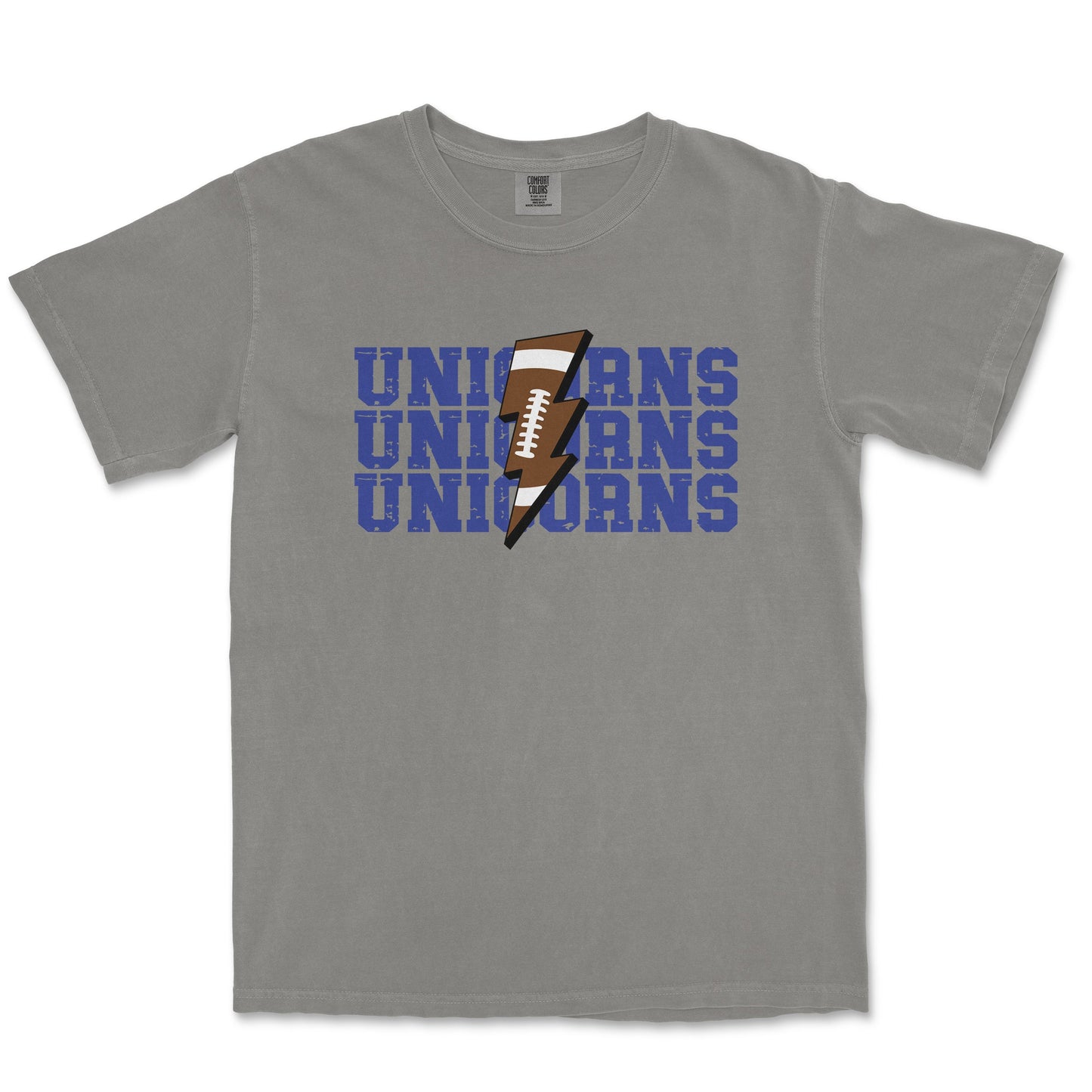 Football Bolt Tee: New Braunfels High School