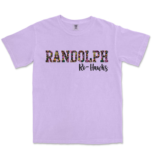 Floral Fiesta Tee: Randolph High School