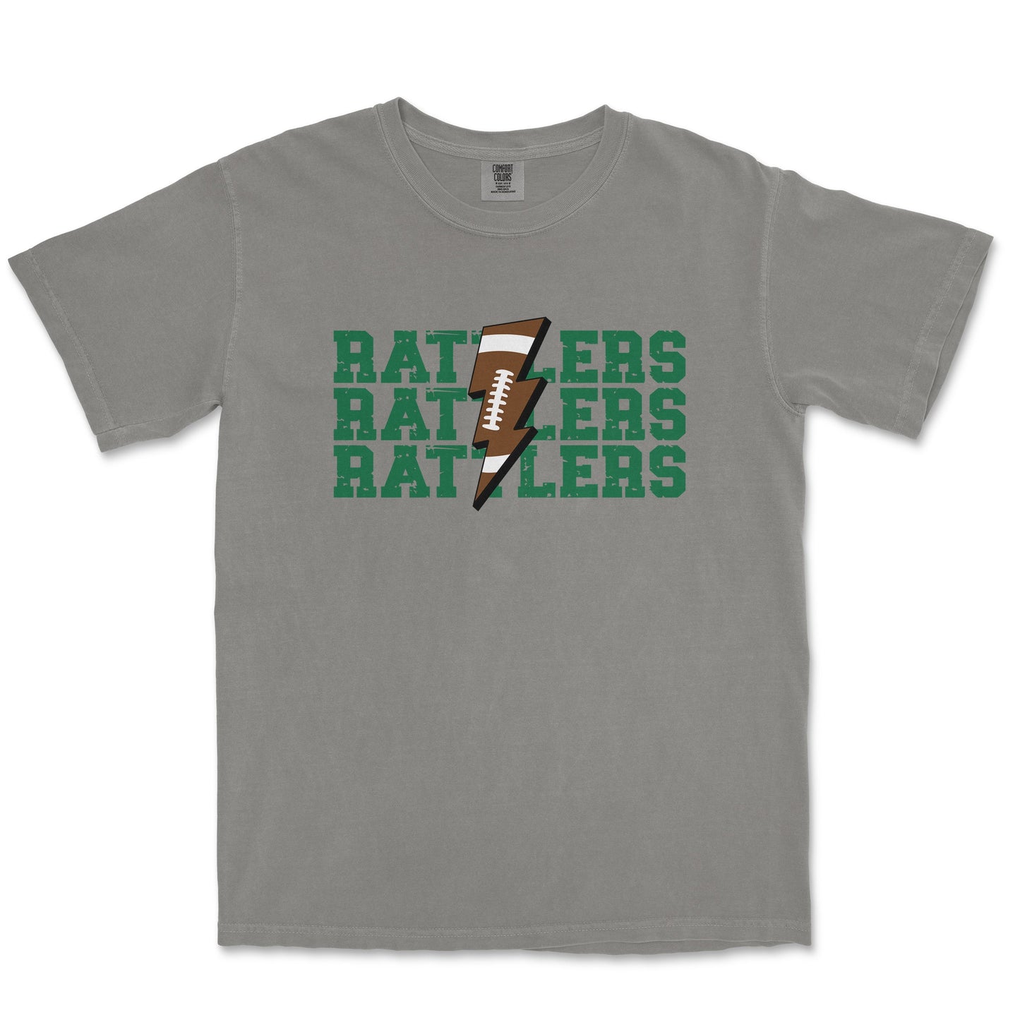 Football Bolt Tee: Reagan High School