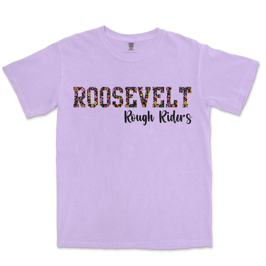 Floral Fiesta Tee: Roosevelt High School