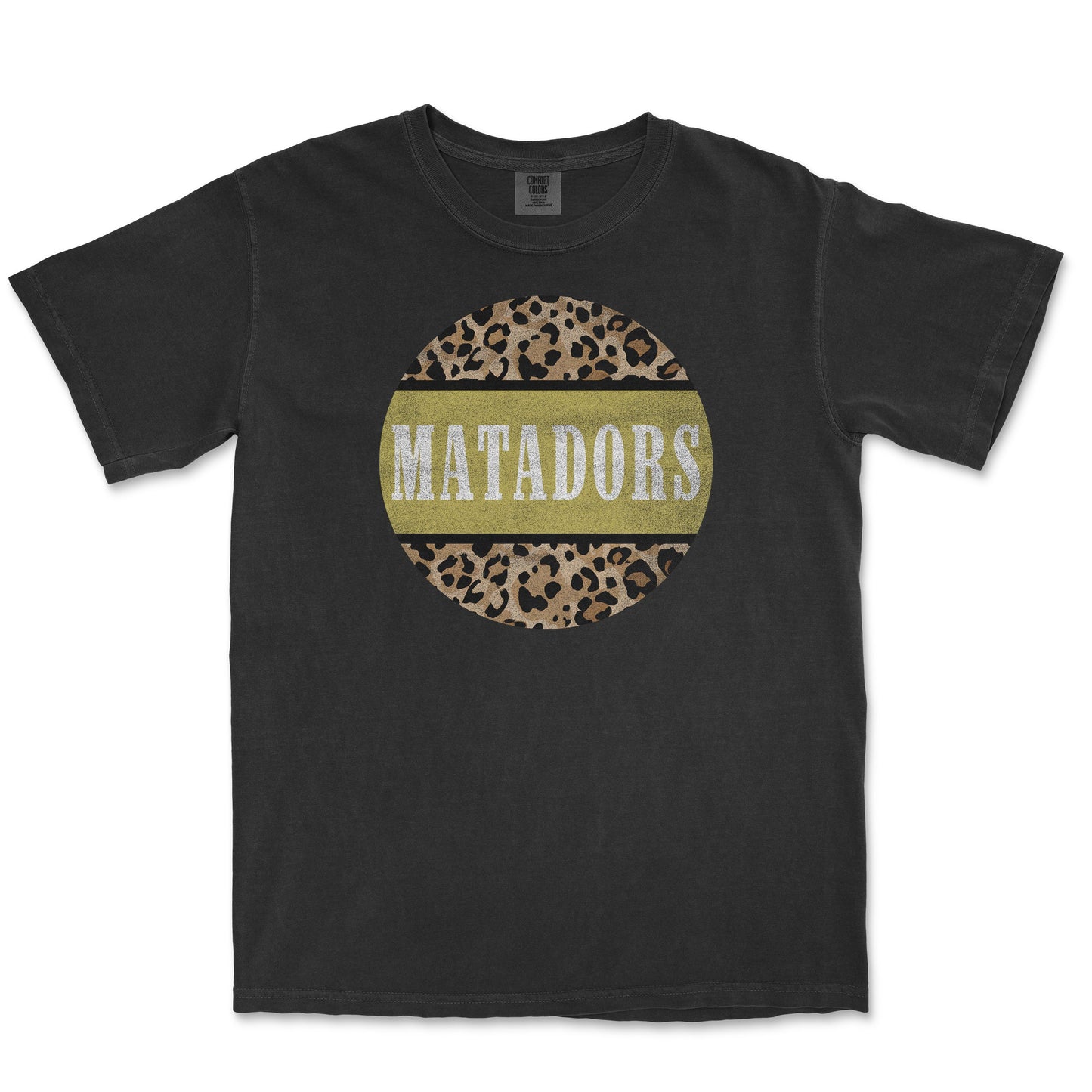 Leopard Circle Tee: Seguin High School