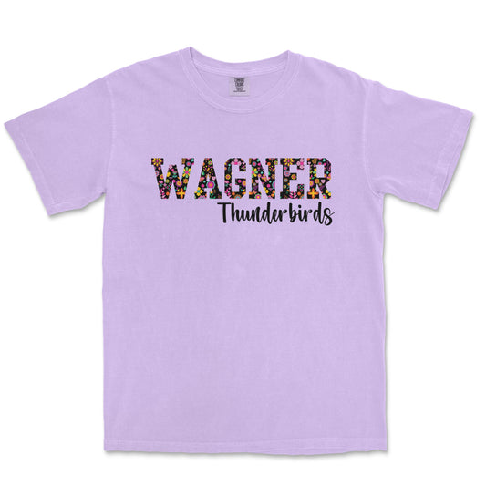 Floral Fiesta Tee: Wagner High School