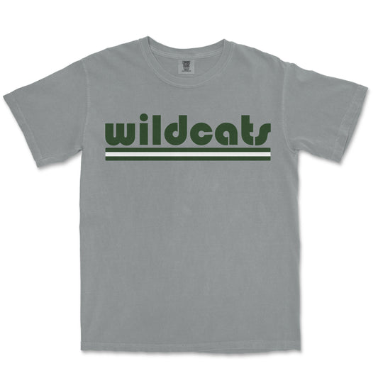 Retro Striped Tee: New Braunfels Christian Academy