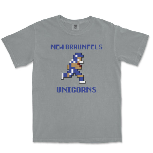 Retro Pixel Bowl Tee: New Braunfels High School