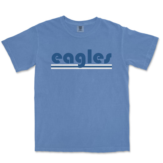 Retro Striped Tee: Barbara C. Jordan Eagles