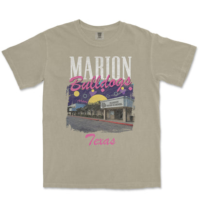 Retro Schoolhouse Tee: Marion High School