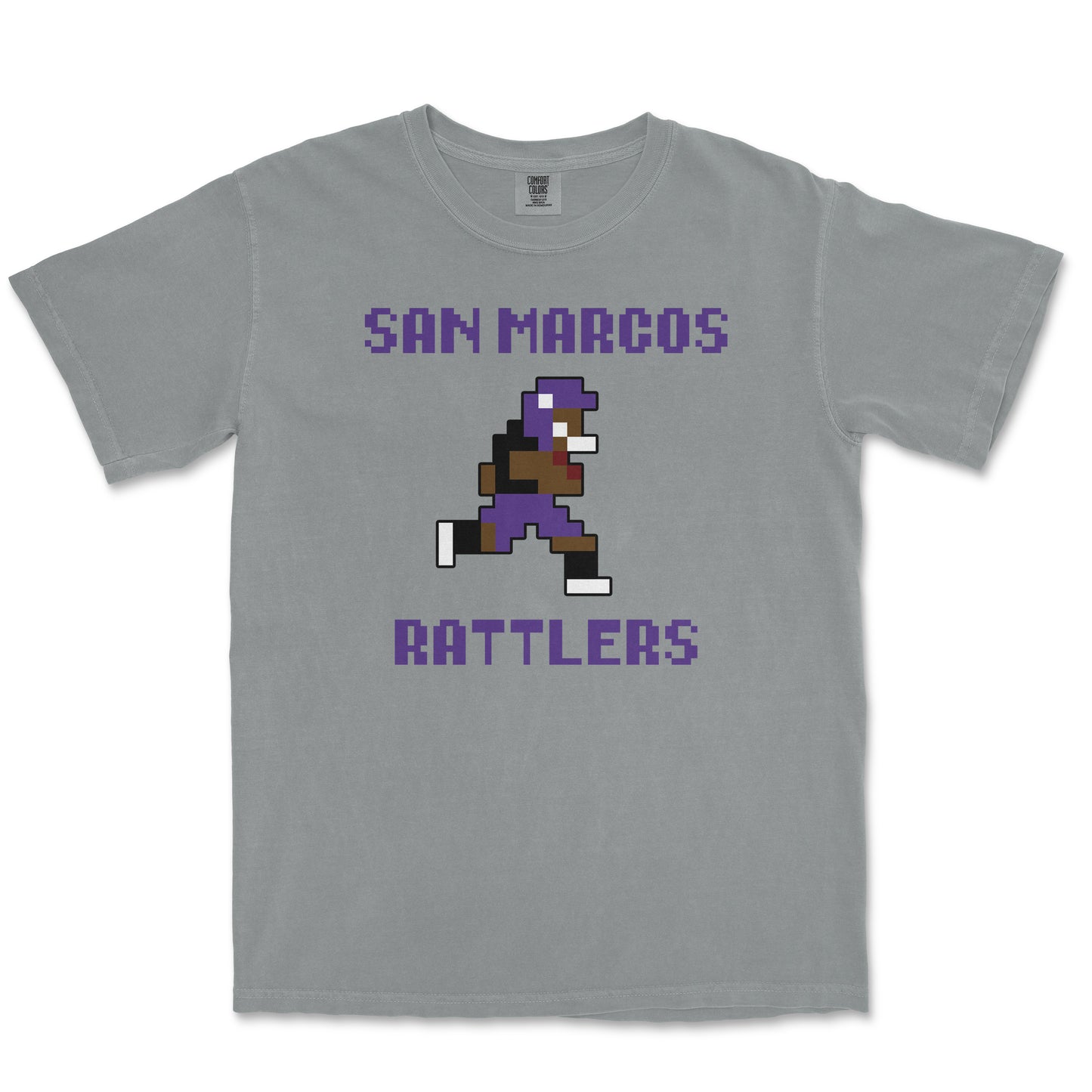 Retro Pixel Bowl Tee: San Marcos High School