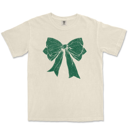 Coquette Ribbon Tee: New Braunfels Middle School Cheer Mom