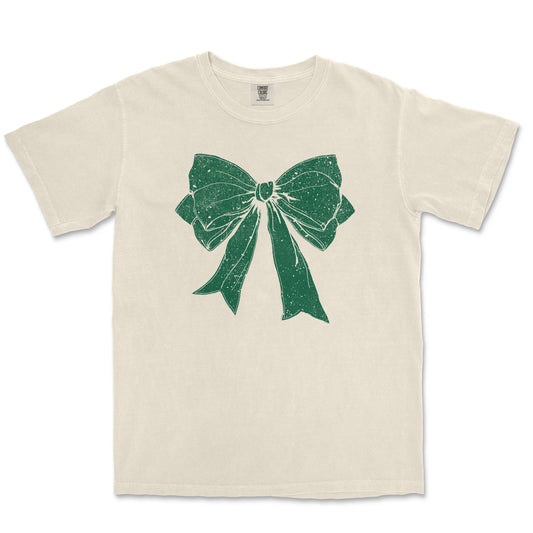 Coquette Ribbon Tee: New Braunfels Middle School Cheer Mom