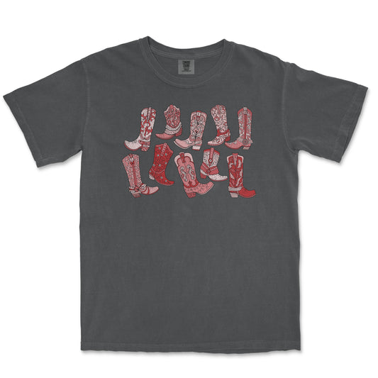 Cowgirl Boots Tee (Choose Your Color) Infant and Toddler Sizes