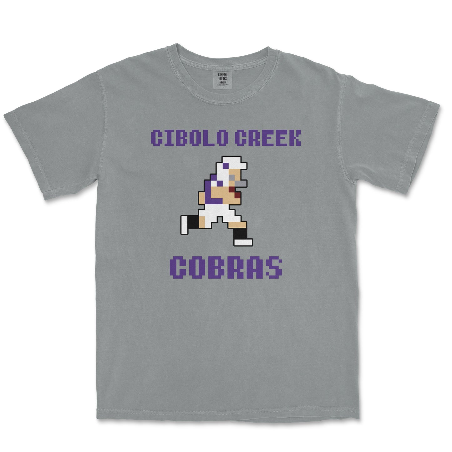 Retro Pixel Bowl Tee: Cibolo Creek Cobras
