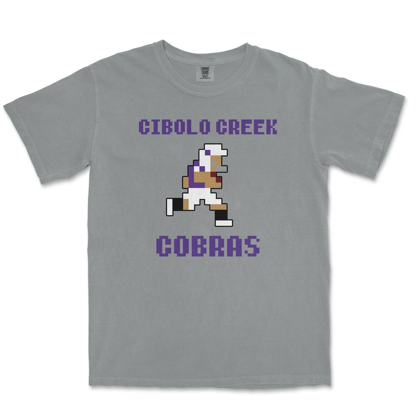 Retro Pixel Bowl Tee: Cibolo Creek Cobras